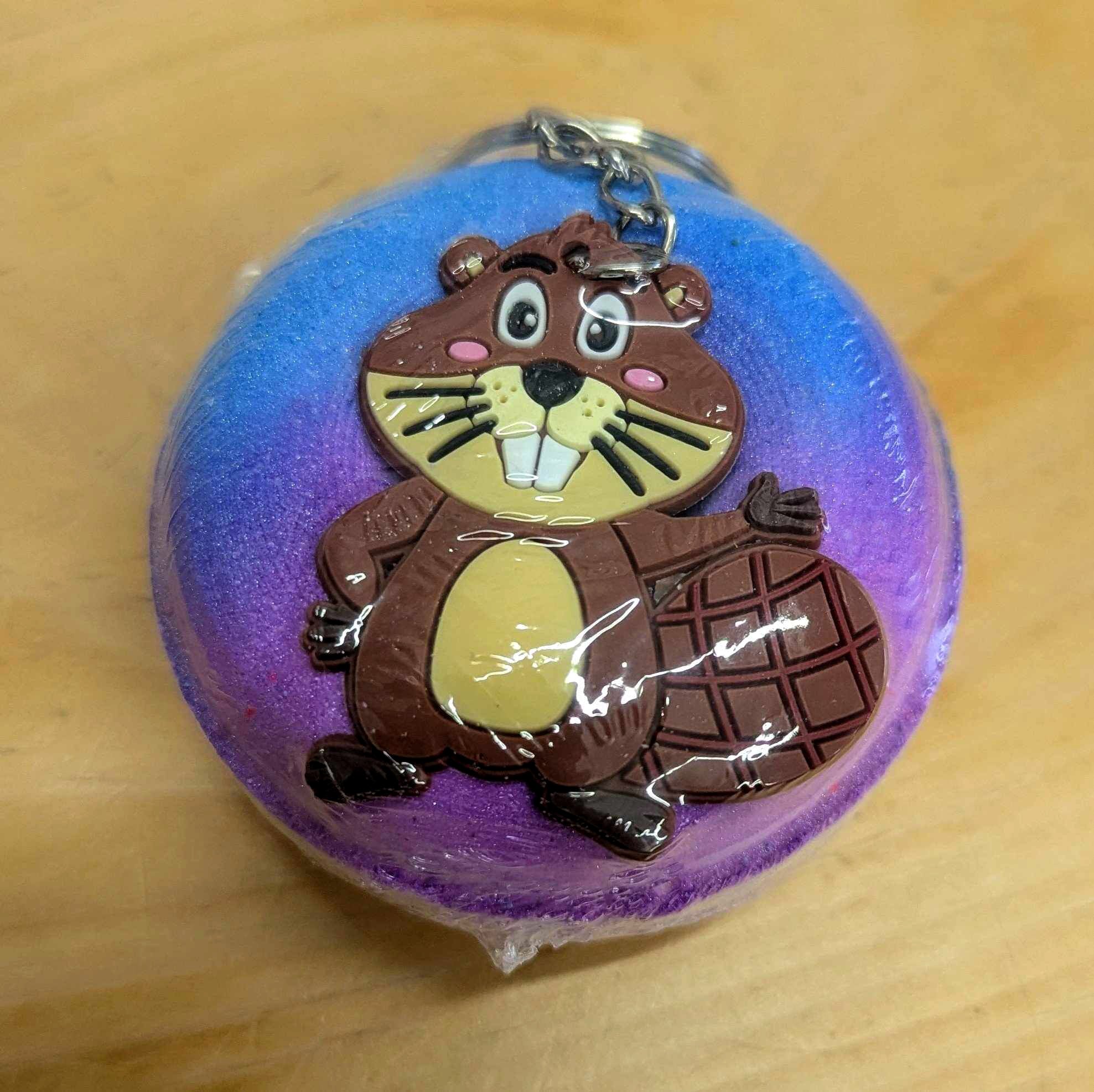 Bombe de bain effervescente - Porte-Clé Castor - Quench Berry